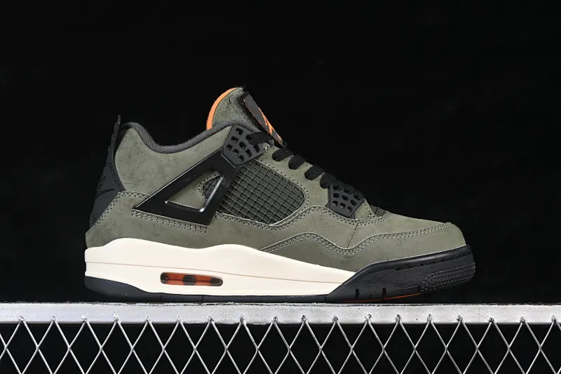 All categories Air Jordan Jordan series basketball shoes Air Jordan 4 Undefeated x Air Jordan 4 OG AJ4 Joe 4 olive green suede IB1519-200